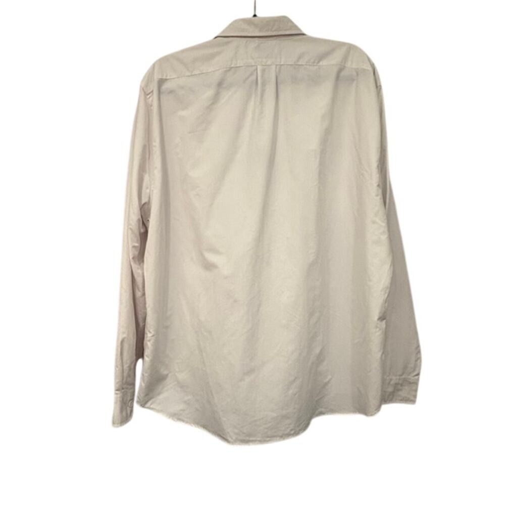 J Crew Mens Sun‎ Shirt XL White Long Sleeve Button Up UPF 50 RECENT 2024 - Picture 8 of 9